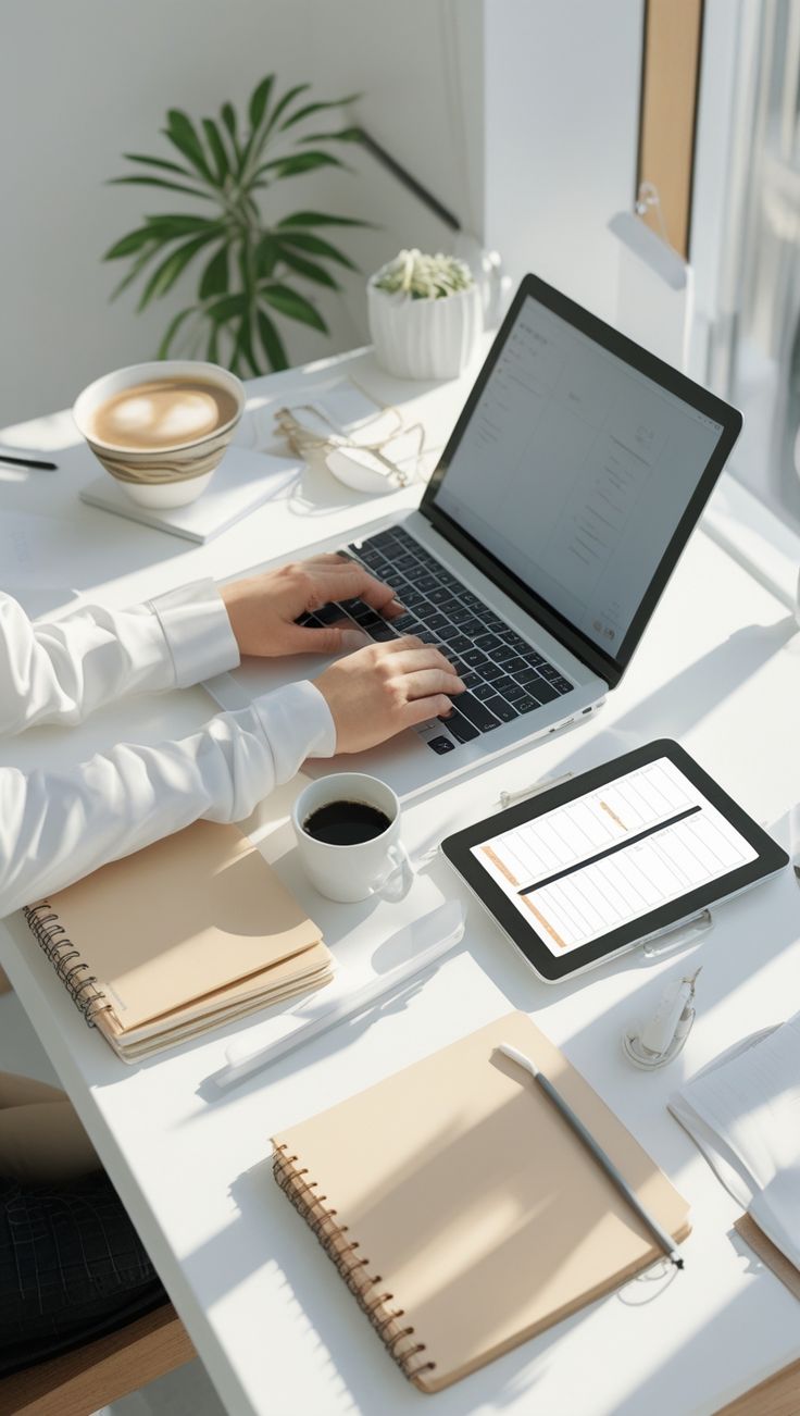 A person in deep focus while coding, symbolizing mindful creation